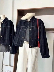 ÁO KHOÁC JEAN NỮ ĐẬM CHUẨN HÀN THU ĐÔNG