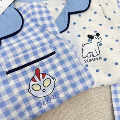 SET 2 BỘ ĐŨI DÀI PIZAMA 2 MÀU BÉ TRAI BÉ GÁI