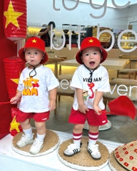 SET CỘC VIỆT NAM QUẦN ĐỎ SIÊU XINH BÉ TRAI