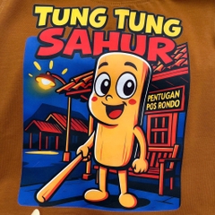 SET BA LỖ TUNGTUNG SAHUR QUẦN SỌC NÂU TÂY CHO BÉ TRAI (xả 45k)