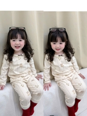 SET 2 BỘ DÀI GIỮ NHIỆT TONE HÀN BÉ GÁI