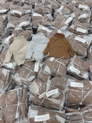 SET 3 ÁO GIỮ NHỆT DÀI TAY BÉ TRAI BÉ GÁI