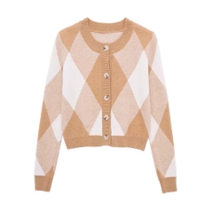 ÁO LEN CARDIGAN TRÁM HỒNG - BE - ĐEN ( XẢ 79k)