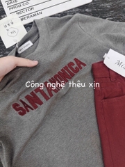 SET ÁO THÊU MIX JEAN ĐỎ KÈM TAG SẴN