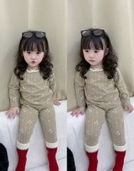 SET 2 BỘ DÀI GIỮ NHIỆT TONE HÀN BÉ GÁI