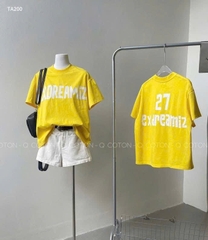 ÁO PHÔNG VÀNG CHỮ AXDRE NỮ