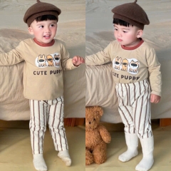 SET 2 BỘ DÀI COTTON CUTE PUPPY SIÊU CƯNG BÉ TRAI