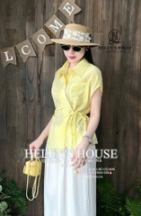 SET ÁO VÀNG QUẦN SUÔNG NỮ(XẢ 99k)