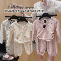 BỘ DÀI LÔNG THỎ KITTY BÉ GÁI 3 MÀU SẴN (SALE 59k)