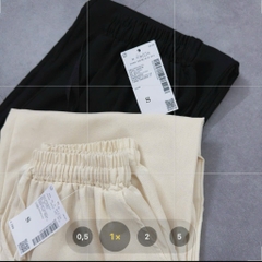 SET 2 QUẦN SUÔNG ĐEN BE CHUN DÂY NỮ