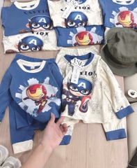SET 2 BỘ DÀI IRONMAN CAPTION SIÊU NGẦU BÉ TRAI