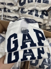 ÁO GAP XUẤT 2 MÀY XANH THAN TRẮNG NỮ SẴN