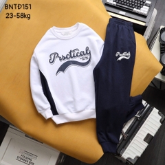 BỘ DÀI NỈ COURAGE PRACTICAL PHỐI MÀU BÉ TRAI SIZE ĐẠI