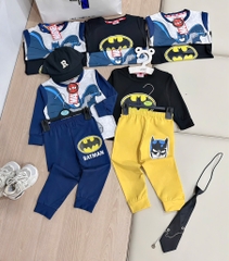 SET 2 BỘ BATMAN VÀNG ĐEN DÀI BÉ TRAI
