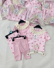 SET 2 BỘ HOẠ TIẾT TIM BN HAPPY BÉ GÁI HỒNG XINH (XẢ 91K)