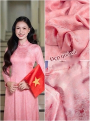SET ÁO DÀI TƠ HỒNG NỮ
