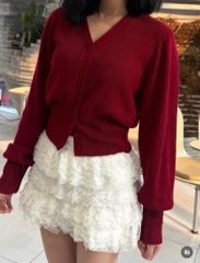 ÁO LEN CARDIGAN MẬN CÚC TAY NỮ THU ĐÔNG SẴN
