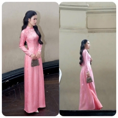 SET ÁO DÀI TƠ HỒNG NỮ