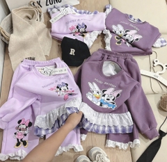 SET DÀI MICKY TÍM ĐẬM NHẠT BÉ GÁI