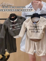 SET 2 BỘ DÀI NOBODY BE XÁM BÉ GÁI