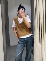 SET ÁO PHÔNG + GILE LEN ZARAAA NỮ THU ĐÔNG