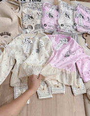 BỘ NỈ PHỐI REN BÉ GÁI