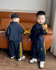 SET BỘ DÀI NỈ KHOÁC THỂ THAO THÊU NGỰA BÉ TRAI