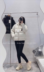 ÁO PHAO BÉO DÂY RÚT ZR CÓ MŨ HOT HIT NỮ THU ĐÔNG