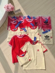PHÔNG VALENTINE ADIDAS TIM PHỐI CỔ CỘC TAY NỮ SẴN