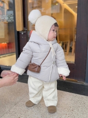 ÁO PHAO MŨ LÓT LÔNG DƯ XỊN BÉ TRAI BÉ GÁI SẴN