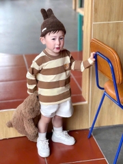 SET 3 ÁO DÀI TAY TONE BE HÀN XẺNG BÉ TRAI