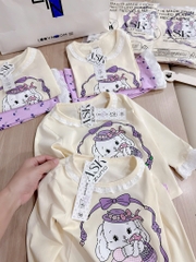 SET BỘ DÀI REN QUẦN TÍM BÉ GÁI SẴN