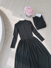 VÁY PHỐI CỔ LIỀN CÚC GIỮA NỮ
