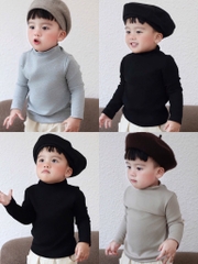 ÁO GIỮ NHIỆT CỔ ÔM DÀI TAY BÉ SẴN(SALE 95k)