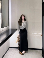 SET ÁO CARDIGAN HOA MIX CVAY NỮ THU ĐÔNG