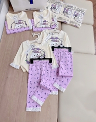SET BỘ DÀI REN QUẦN TÍM BÉ GÁI SẴN