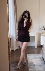 ÁO LEN BASIC KHUY TAY HOT HIT NỮ THU ĐÔNG