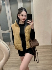 ÁO PHAO GILE BS.K 2 MẶT ĐEN NÂU( xả 200k)