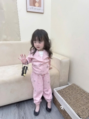 BỘ DÀI LÔNG THỎ KITTY BÉ GÁI 3 MÀU SẴN (SALE 59k)