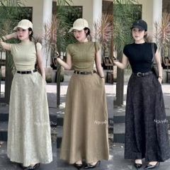 SET ÁO NÂU CHÂN VÁY NÂU NỮ