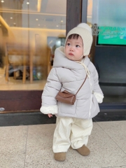 ÁO PHAO MŨ LÓT LÔNG DƯ XỊN BÉ TRAI BÉ GÁI SẴN