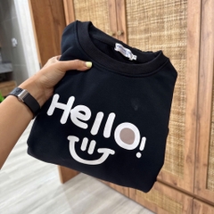 SET DÀI NỈ DƯ XỊN HELLO ĐEN NỮ THU ĐÔNG