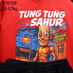 SET BỘ SIZE ĐẠI TUNG TUNG SAHUR CAPUCHINO BÉ TRAI