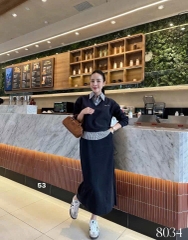 SET HAI DA PHỐI CỔ SƠ MI CHÂN VÁY NỮ THU ĐÔNG