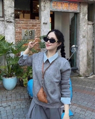 ÁO LEN CACHE MẪU NỮ THU ĐÔNG (LOẠI RẺ)