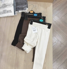 SET 3 QUẦN DÀI LEGGING LÓT LÔNG BÉ GÁI
