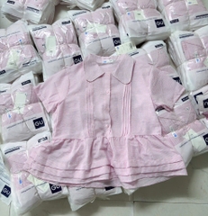 ÁO SƠ MI GU BÈO HỒNG CÁCH ĐIỆU NỮ SẴN( xả 79k )