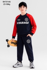 BỘ NỈ DÀI DA CÁ XUẤT PHỐI MÀU JUSTICE MEAGER COURAGE SIZE ĐẠI BÉ TRAI