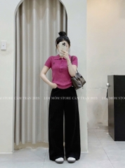 QUẦN SUÔNG KAKI GIÃN MỀM NỮ