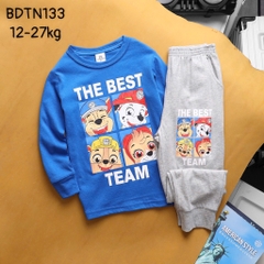 BỘ DÀI THUN COTTON XUẤT DƯ BÉ TRAI